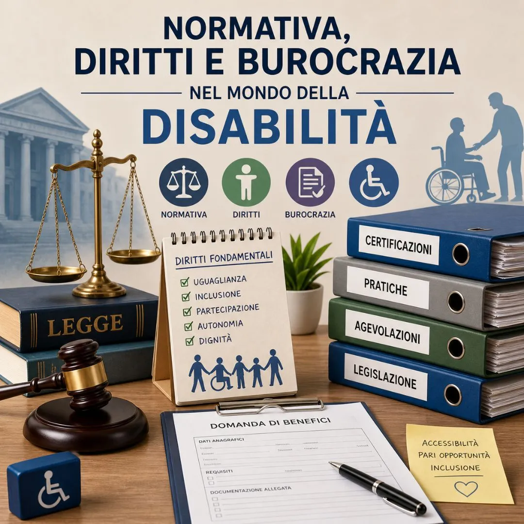 Persona con disabilità impegnata in un percorso verso maggiore autonomia