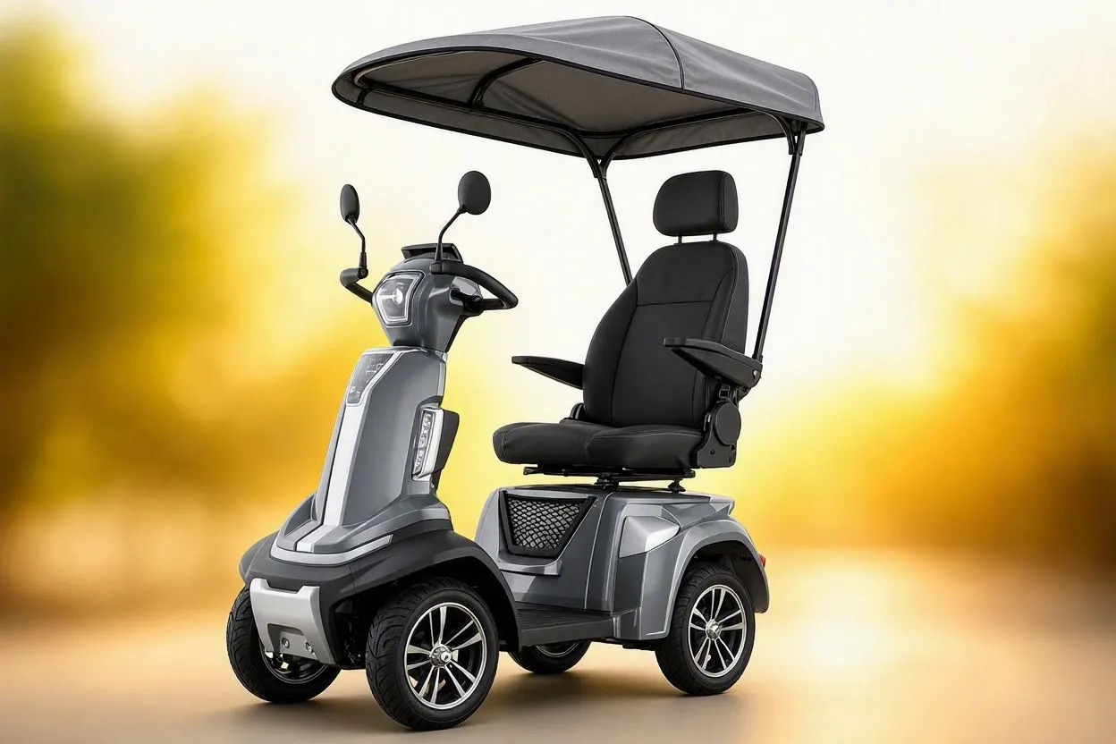 Scooter per disabili adatto agli spostamenti esterni
