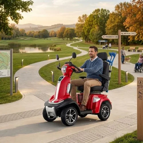 Batteria e autonomia di uno scooter per disabili