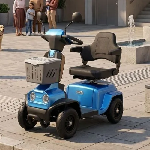 Scooter compatto per disabili adatto agli spostamenti quotidiani