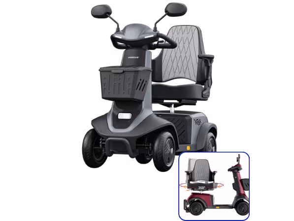Scooter elettrico VELOX a 4 ruote