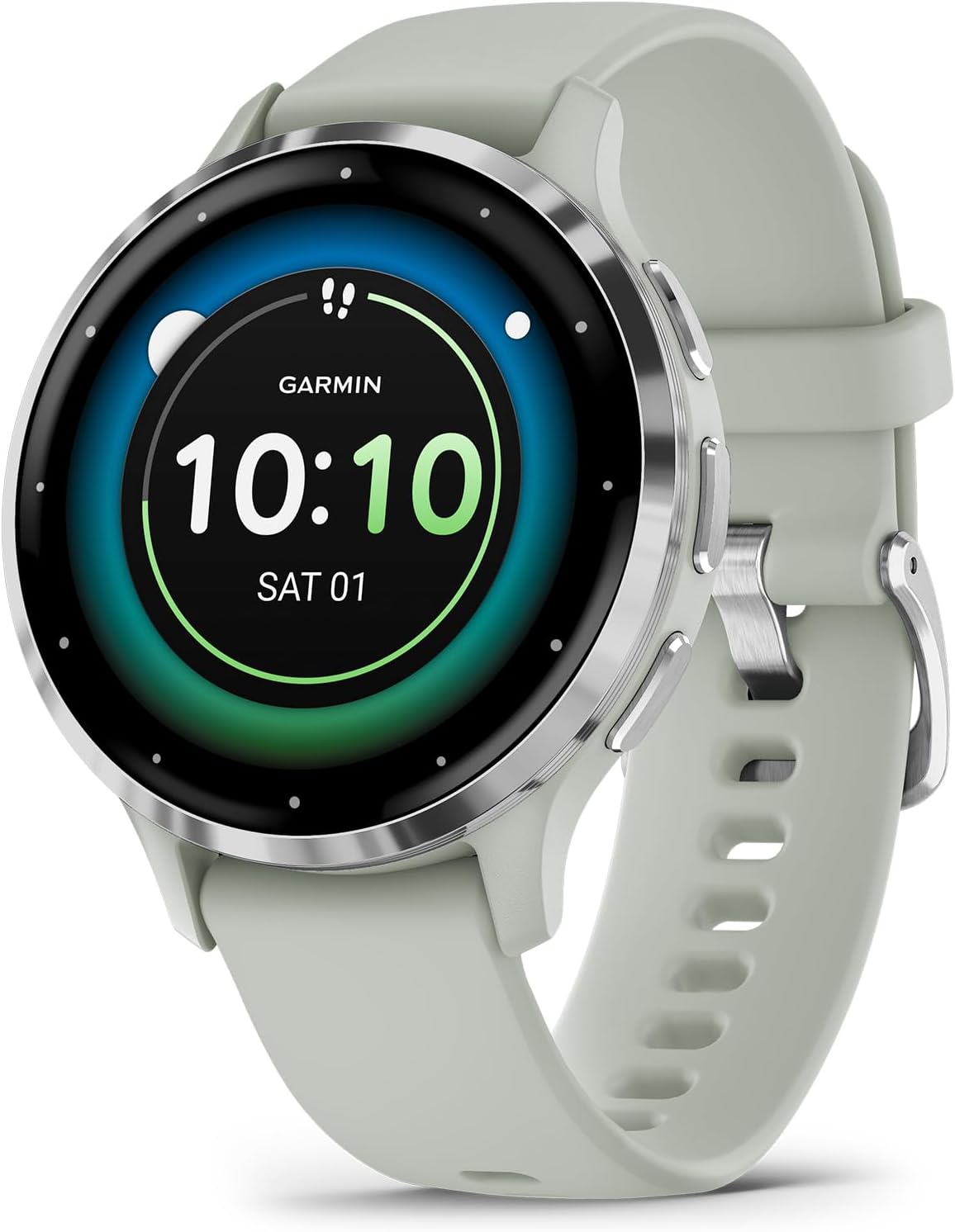Garmin Venu 3, 45mm, Smartwatch GPS, Whitestone - Concepito per offrire funzioni avanzate durante i tuoi allenamenti, effettuare chiamate e inviare messaggi, Venu 3 non è solo uno smartwatch, ma un allenatore personale che può aiutarti a raggiungere qualunque obiettivo